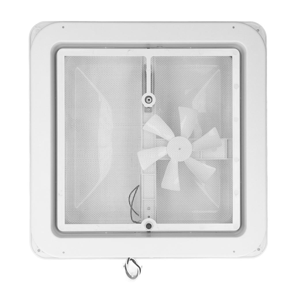 14 Inch Roof Vent Fan with 12V Motor Reversible Remote Control Exhaust Ventilation Fan for RV Traile