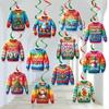 Themed Ugly Sweater Christmas Party Spiral Hang Ornaments Winter Festivities