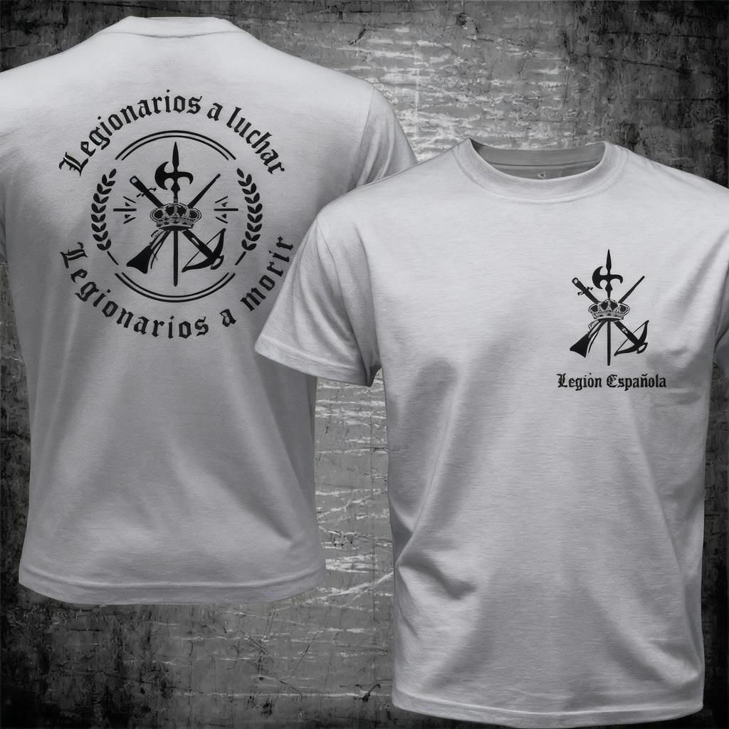 Spain Foreigh Legion Spanish Espanola Tercio Army Military TShirt Summer Cotton Short Sleeve ONeck Mens TShirt New S4XL