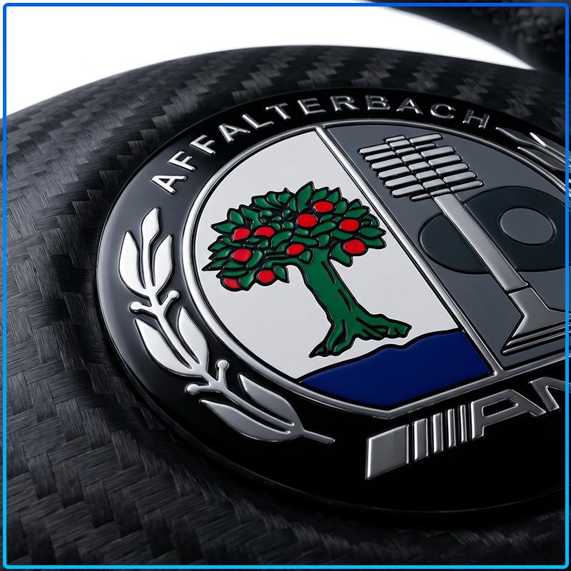 For Mercedes Benz AMG A B C E G R S CLA CLK Class GLA GLC GLE GLK C200 C200L C230 C240 Car Steering Wheel Sticker Badge Decoration Auto Accessories