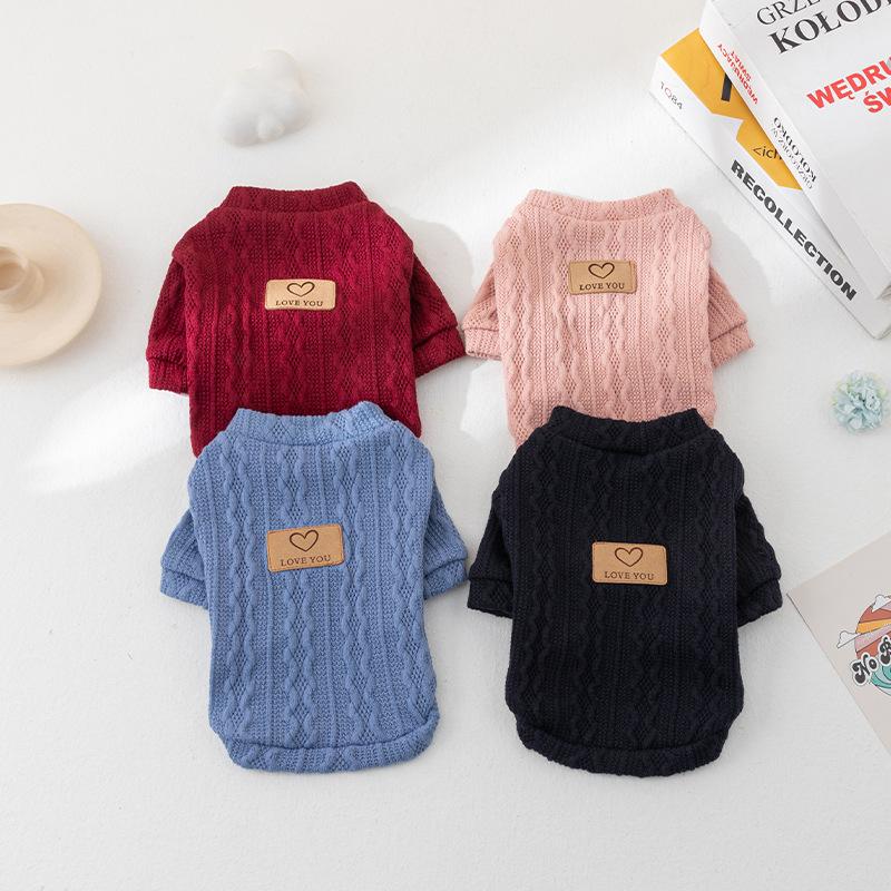 New Winter, Pet Cats and Dogs Do Not Shed Hair or Fade, Thickened Fashion Sweater