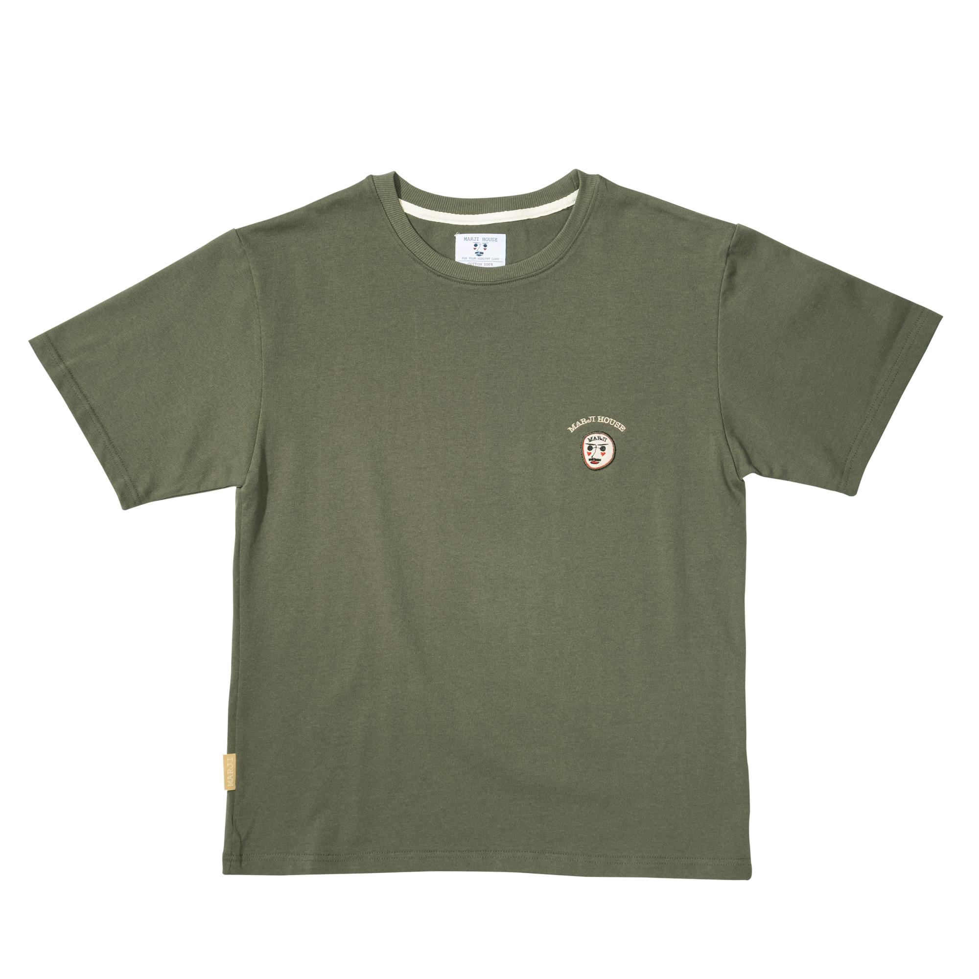 Marje House Mh/07 Half T-Shirt Khaki L