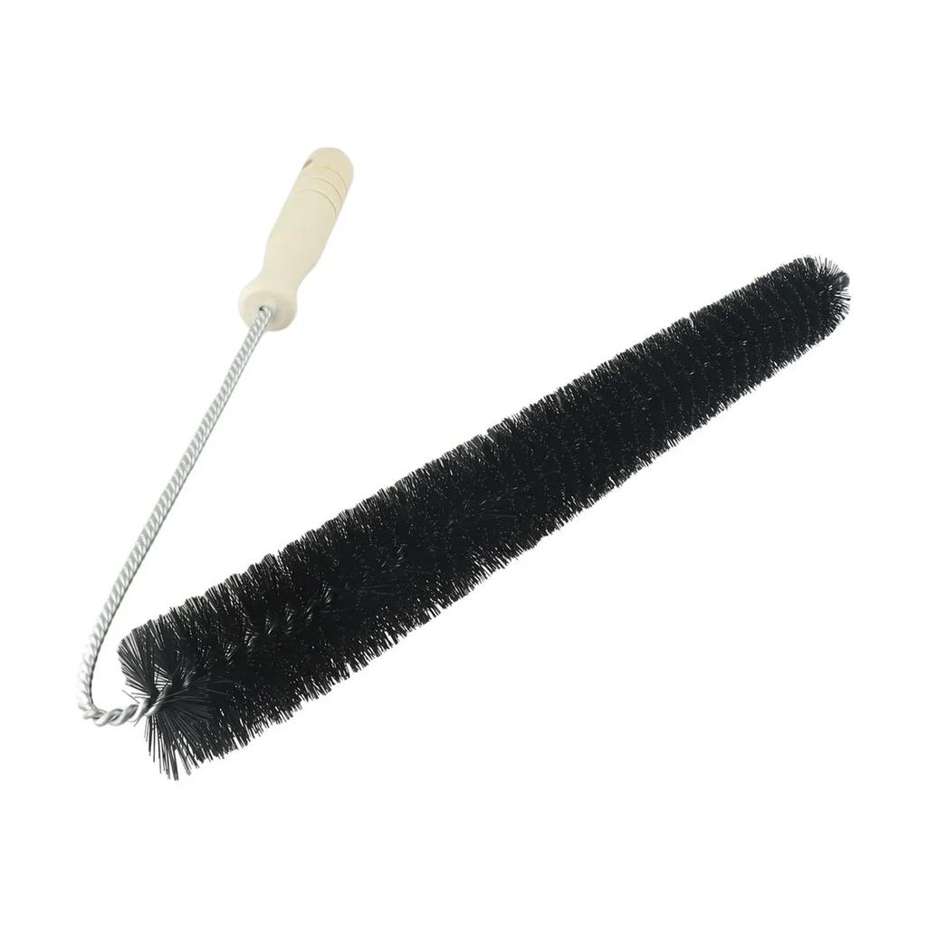 Wood Handle Long Cleaning Brush Water Pipe Drainage Dredge Tool Flexible Cleaner Brush Radiator Duster Long-haired Clean