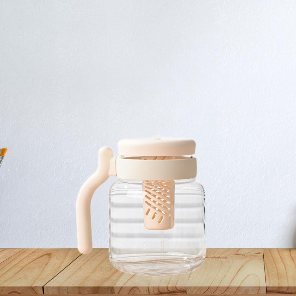 Glass Tea Infuser Mug with Strainer 950ml Water Bottle for Exercise Picnics