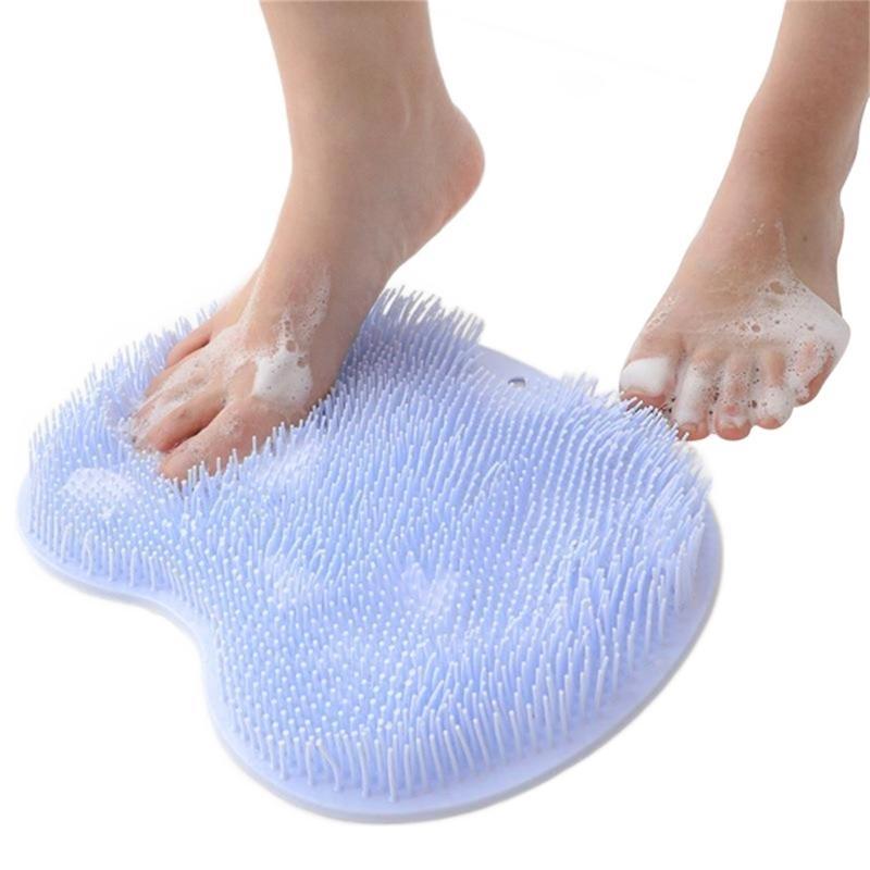Foot Back Brush Bathroom Not Slip Bath Pad Shower Massage Pad for Women Men