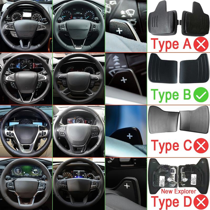 Prodloužení pádla řazení pod volantem pro Ford Mondeo MK5 Wagon Taurus S-MAX Galaxy Edge Sport Fusion DSG Samolepky Styling