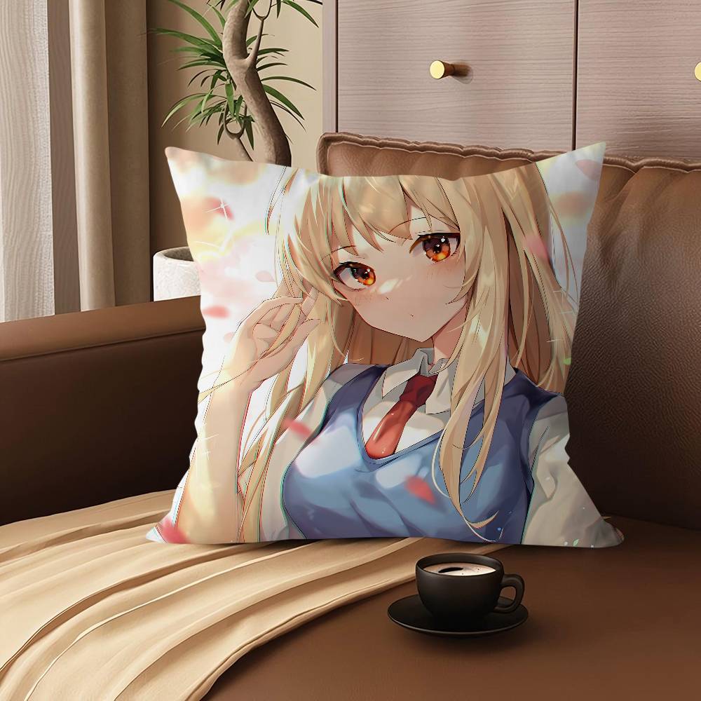 M-Mashiro Shiina Pillowcase Toon Gift Cushion Cover Bedroom Home Sofa Chair Seat Decor Pillow Case