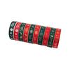 1/4 Inch Christmas Ribbon for Crafts Holiday Grosgrain Ribbon Christmas Ribbon for Gift Wrapping Festival Party Decoration