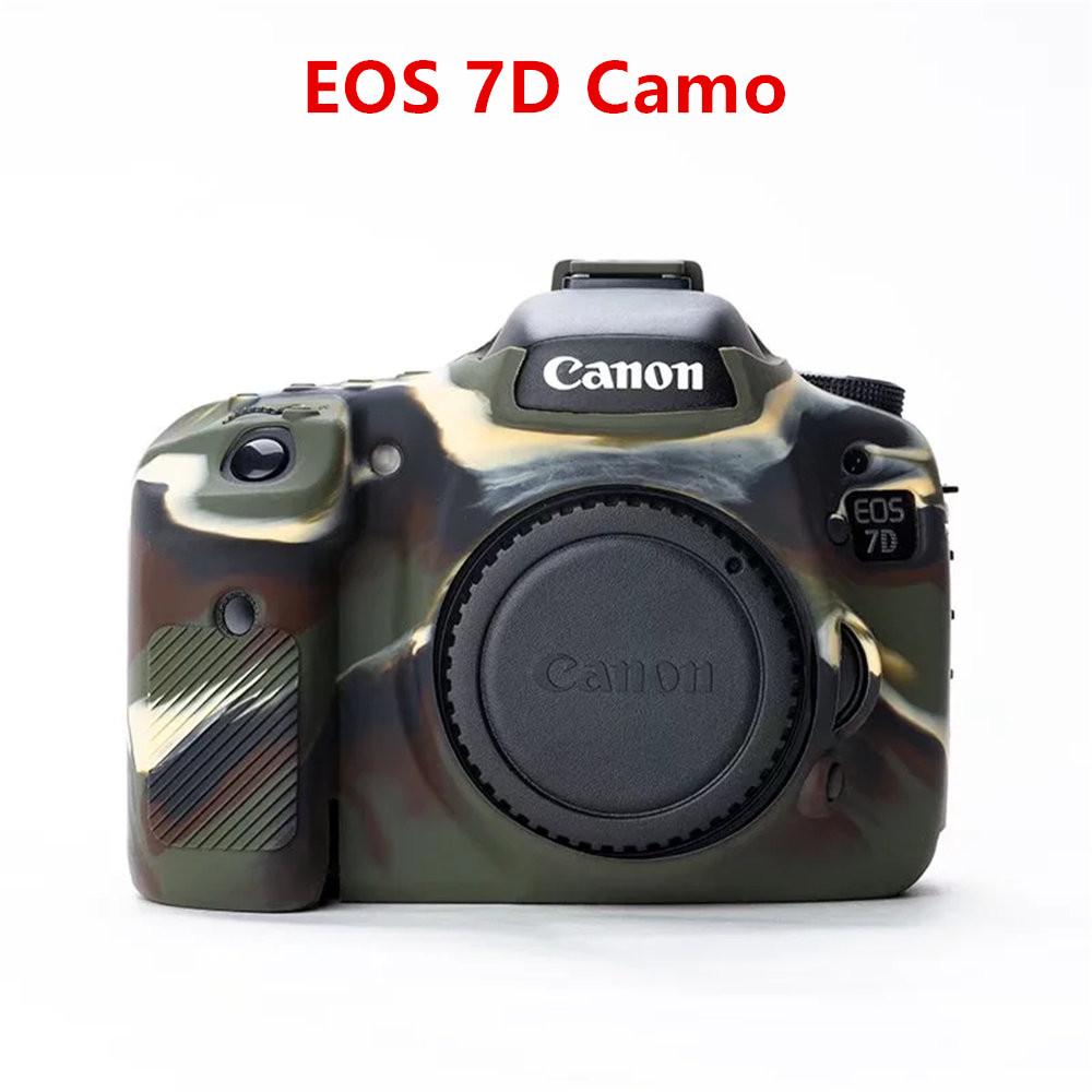 Soft Silicone Armor Camera Body Case For Canon EOS R10 R7 RP R6 R 7D 77D 600D 650D 700D Shockproof Cover