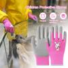 1 par de guantes de jardinería para niños, antideslizantes, con agarre estable, resistentes al desgaste, resistentes a las perforaciones, transpirables, guantes protectores para trabajos de jardinería para niños pequeños