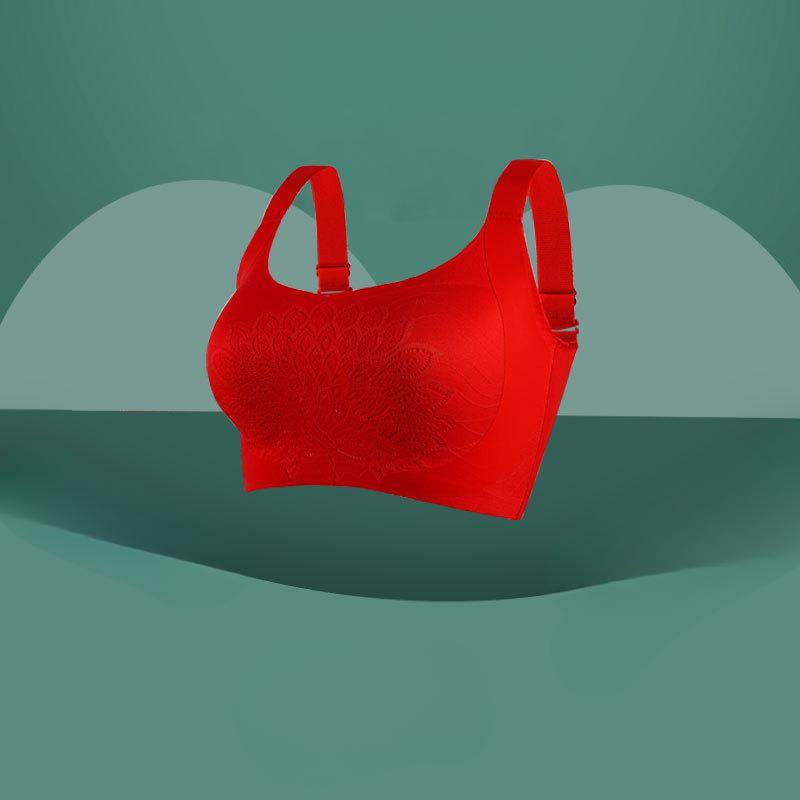 Large Size Lingerie for Women Seamless Gathering Bra Sports Bra Without Steel Ring Collection and Accessory Bra Beautiful Back Bra