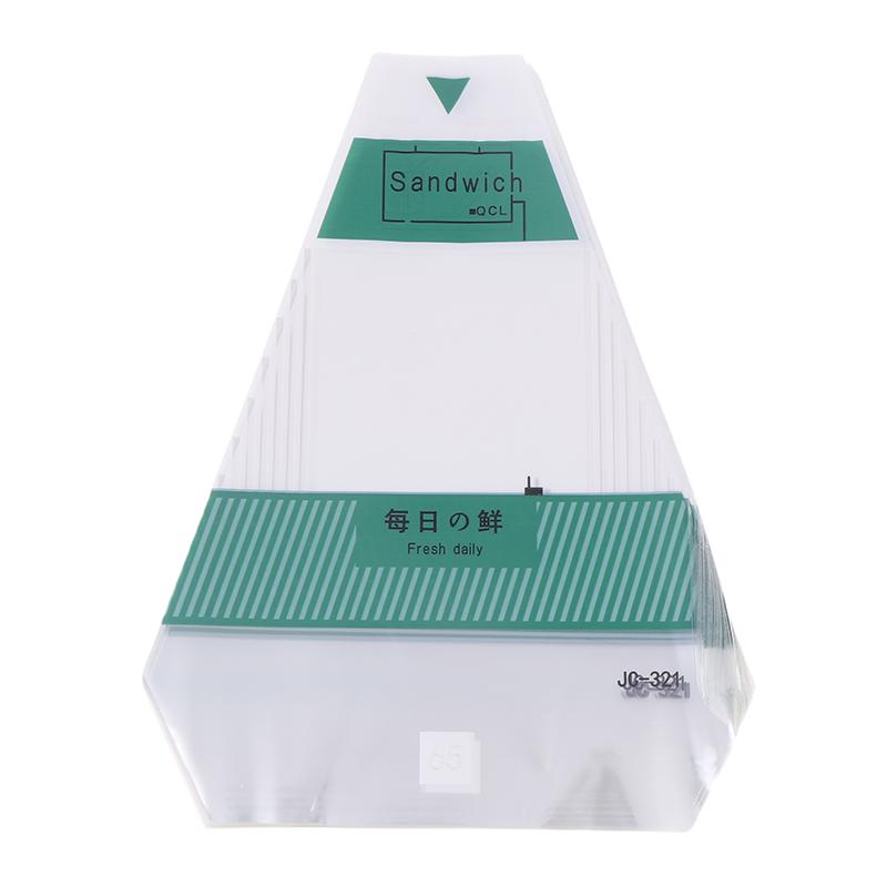 

100 шт. прозрачный треугольный пакет для тостов одноразовые коммерческие пакеты для упаковки сэндвичей легко разрываемые обертки для сэндвичей для хлебных пакетов 5