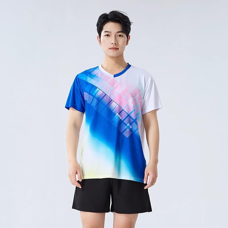Lightweight Breathable Quick-Dry Sport T-Shirt Badminton Tennis Table Unisex Athletic Wear