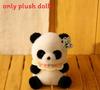 Panda Plush Doll With Scarf And Sweater Decoration For Kids And Collectors