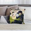 Anime O-Owari No Seraph Pillow Case Short Plush Double-Sided Print Square Throw Pillow Covers Sofa Home Cushion Decor