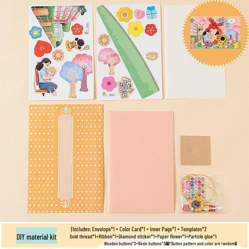 

Exquisite 3D Teacher s Day Greeting Card for Female Teachers