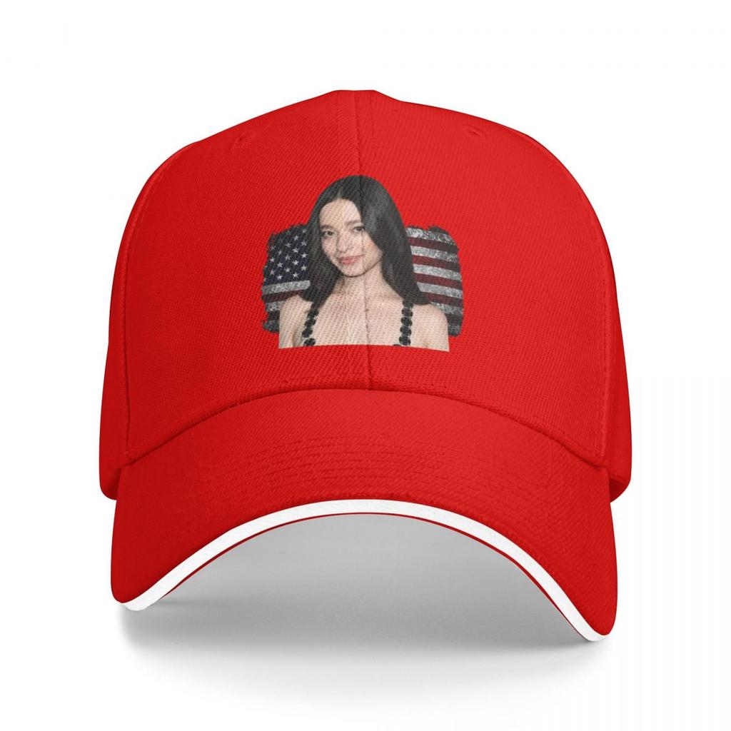 Baseball Caps Mikey Madison Flag Graphic Female Male Casual Spring Hats