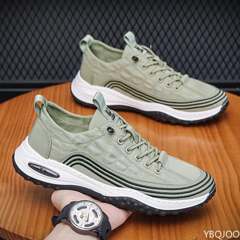 Summer New Men's Shoes Breathable Ice Silk Cloth Shoes Trendy Light Hiking Male Shoes Casual Comfortable Sneakers Zapatos Homme