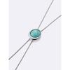 GU by Uniqlo Stone Motif Slide Chain Necklace
