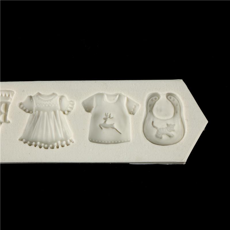Baby Clothes Silicone Mold Fondant Mold Cake Decorating Tools Chocolate Mould