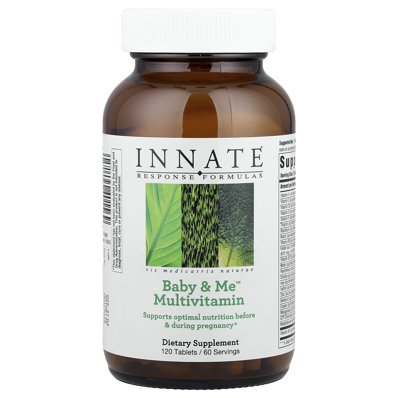 

Baby & Me Multivitamin, 120 Tablets