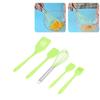 5pcs Silicone Kitchen Utensils Set Safe Heat Resistant Easy Cleaning Silicone Kitchenware Cooking Utensils Kit