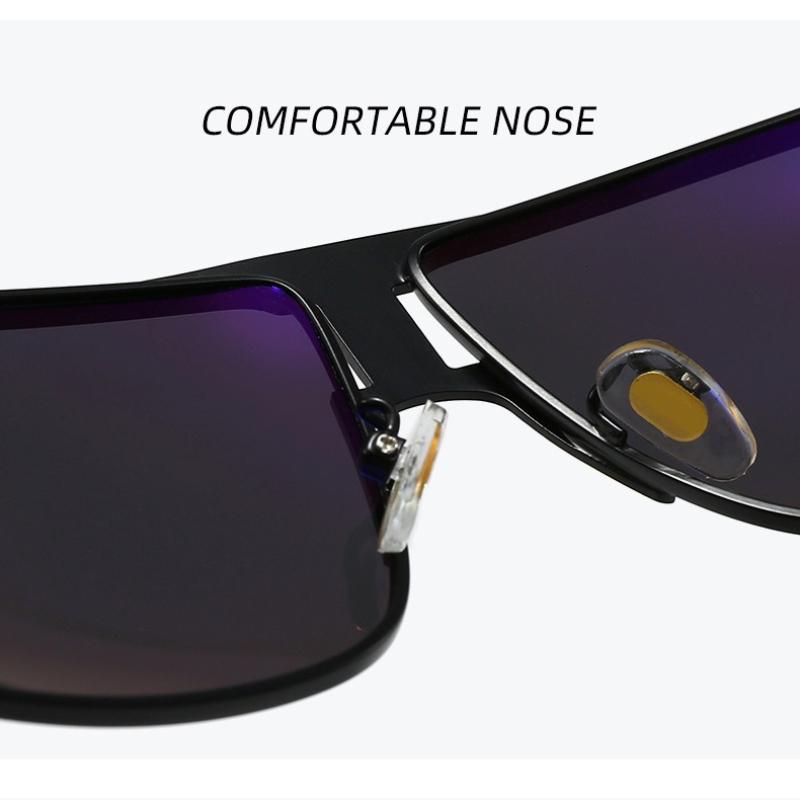 Premium Retro Oversize Style Polarized Glasses, for Men Women Casual Business Outdoor Sports Party Vacation Travel Driving Fishing Supply Photo Prop