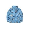 MLB Los Angeles Dodgers Cashew Flower Windproof Warm Loose Plush Jacket Unisex Jacket Light-Blue 3AFDI0126-07BLL