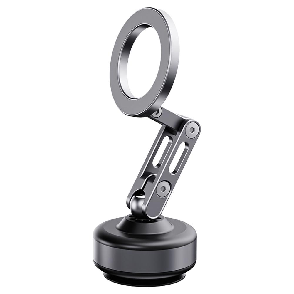 Magnetic Car Phone Holder 360° Rotating Foldable Car Mount Phone Holder Aluminum Alloy Vacuum Adsorption Car Bracket for Phone