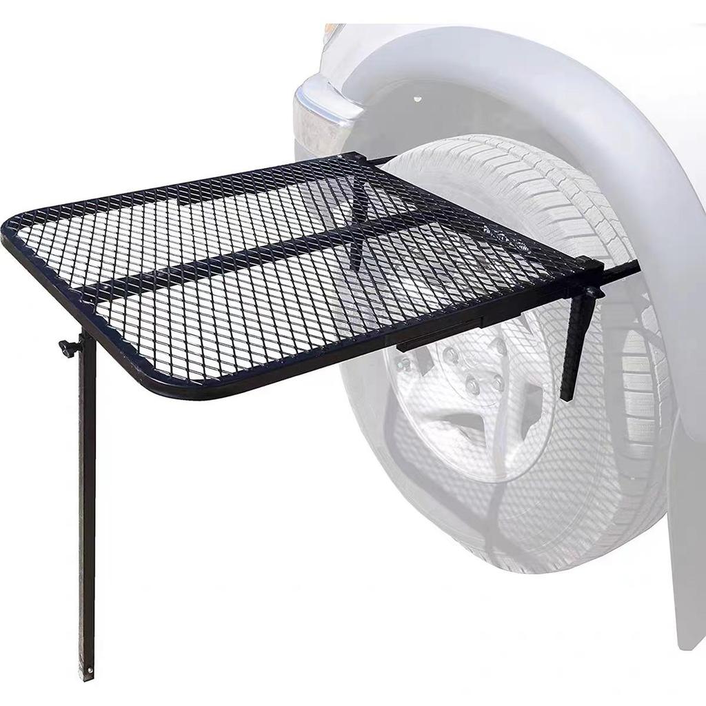 Portable Metal Folding BBQ Table for Outdoor Camping