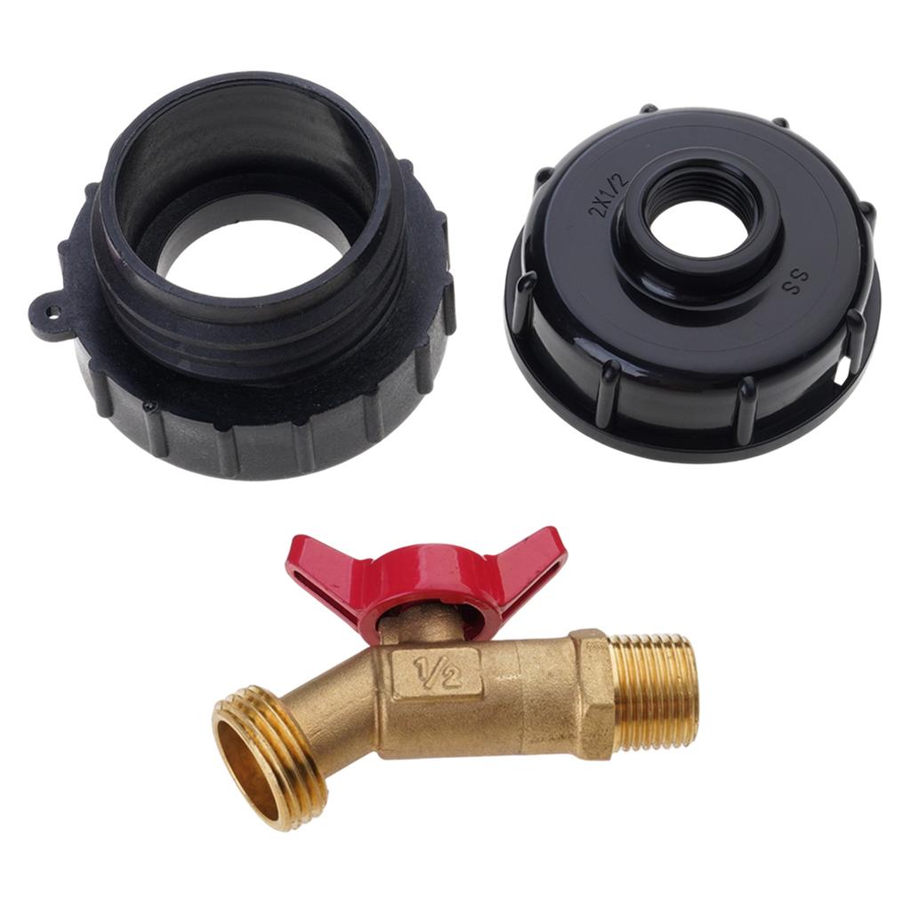 IBC Tote Adapter S60x6 Brass Water Nozzle For Garden Hose Garden Hose Connector