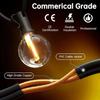Wide Voltage Output G40 LED Globe String Lights Waterproof Bulbs  Christmas Party