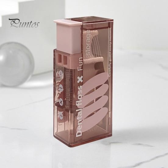 Floss Pick Storage Box Portable Keep Neat Sturdy Odor-free Organize Dental Floss Picks Case for Travel