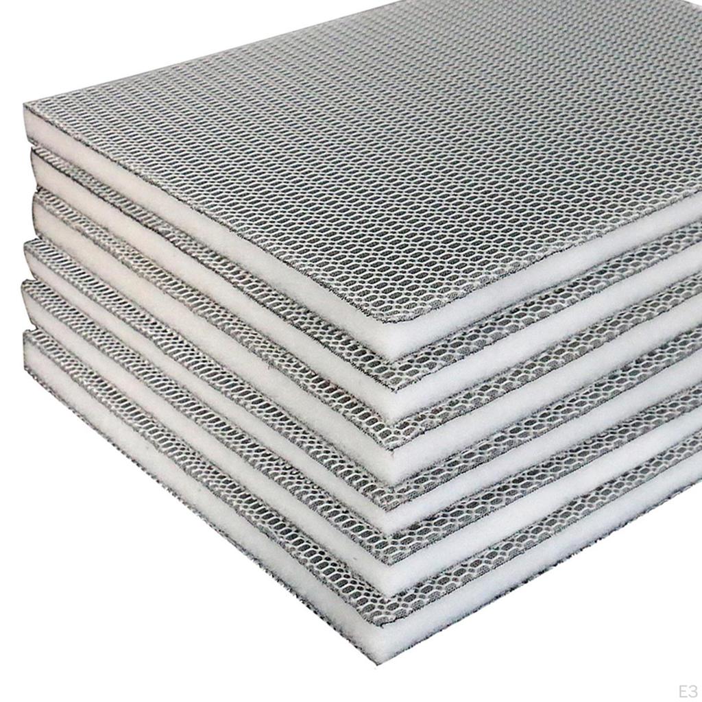 Aquarium Filter Media Pad 8-Layer Floss Upgraded Filtering Effect Fish Tank Sponge