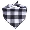 Cotton Pet Printed Triangle Bandana Striped Birthday Scarf for Large Dogs