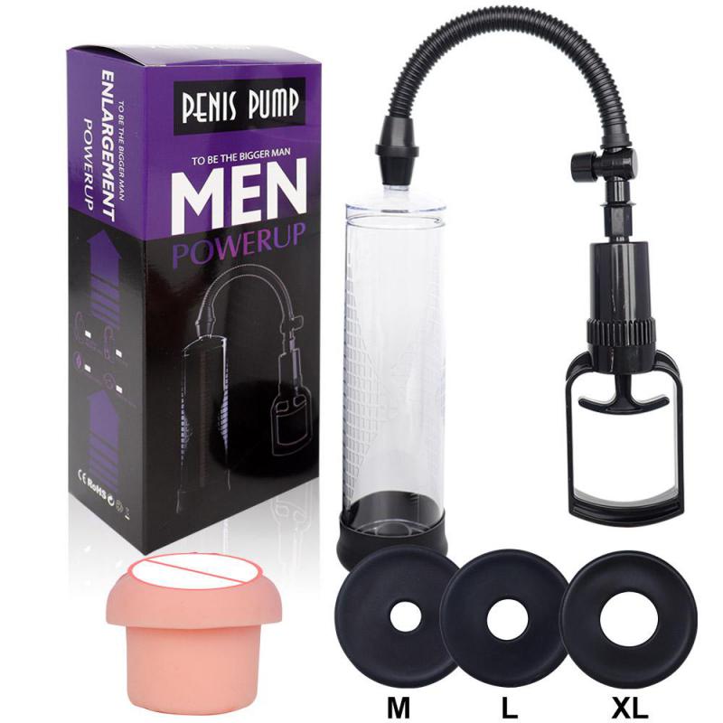 Effective Penis Pump Enlargement Vacuum Dick Extender Men Sex Toy Increase Length Enlarger Male Erotic Adult Sexy Product 18+
