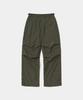 UNIFORM BRIDGE Nylon Parachute Pocket Pants Olive