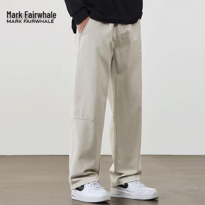 Mark Fairwhale Men's Soft Casual Straight-Leg Pants