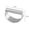 Stainless Steel Garlic Press Manual Grinding Chopper Garlic Ginger Press Multi-function Grinding Slicer Kitchen Gadgets