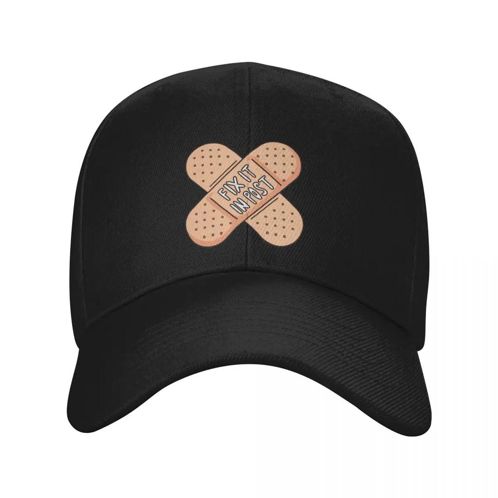 Fix it in Post Baseball Cap custom Hat funny hat Military Tactical Cap Elegant Womens Hats Mens