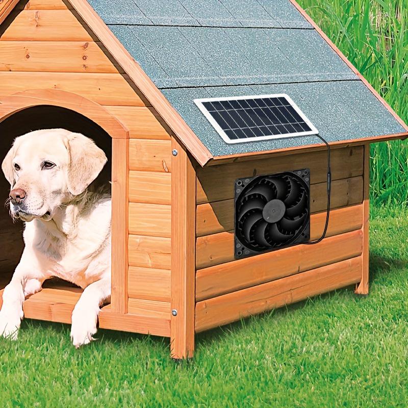 Portable Solar Exhaust Fan for Pets, Poultry, Office, and Outdoor Camping
