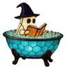 Ghosty Bubble Bath Lamp,Halloween Lights Up Ghosty Night Lights,LED Flickering Nightlight,for Halloween Ghosty Decors