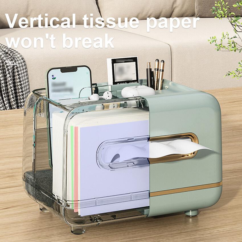 Desktop Tissue Box Removable Slight Luxury Decorative Handkerchief Case Paper Storage Box Home Office Car Nordic Plastic Holder