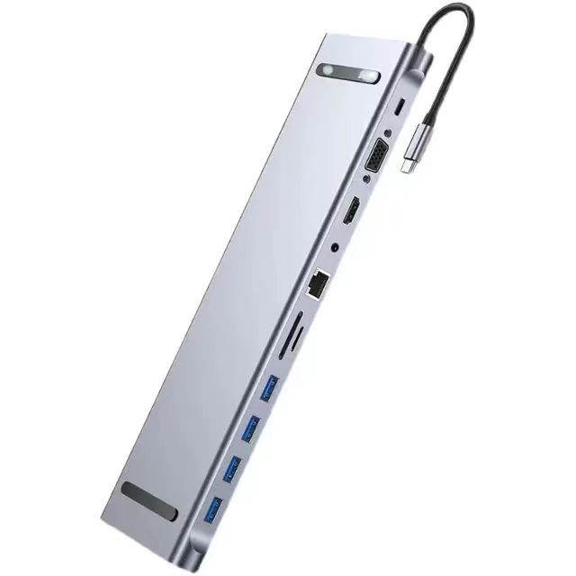 11-in-1 Multi-Function USB C Hub Type C Protocol Compatible for Laptop Use