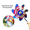 Silver Bird Repelling Windmill Color 7 Pieces of Windmill Balcony Farm Decoration Windmill