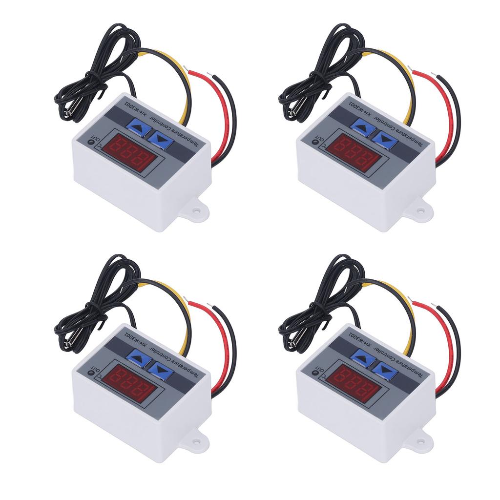 4Pcs Temperature Controller Digital Display Temp Regulator ?50 Celsius  To 110 Celsius  110?220V 1500W
