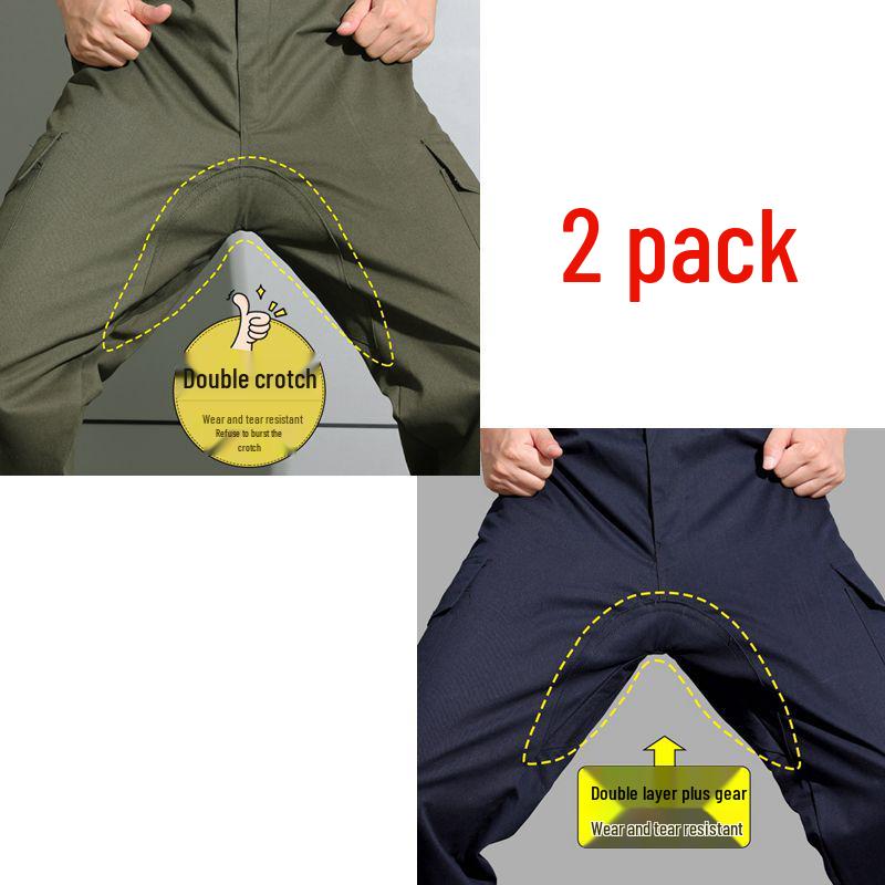 Men's Tear-Resistant Summer Work Overalls for Construction and Welding