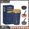 Stainless Steel Insulated Travel Mug With Flip Lid Straw 360ml 480ml Vacuum Thermos Office Car Home