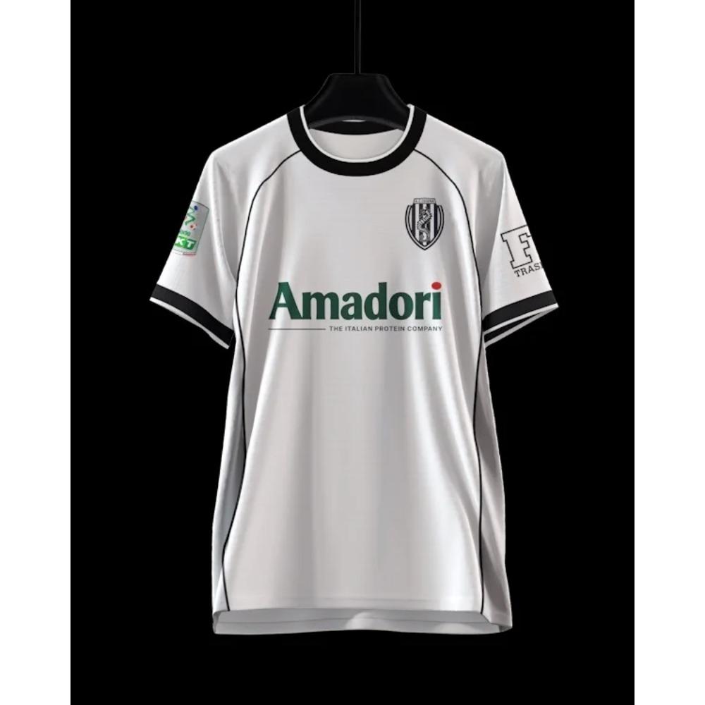 2026 Cesena 3D Geprinte Voetbalshirt Heren Zomer Ademend Sneldrogend T-shirt met Korte Mouwen Gezins Matching Kleding