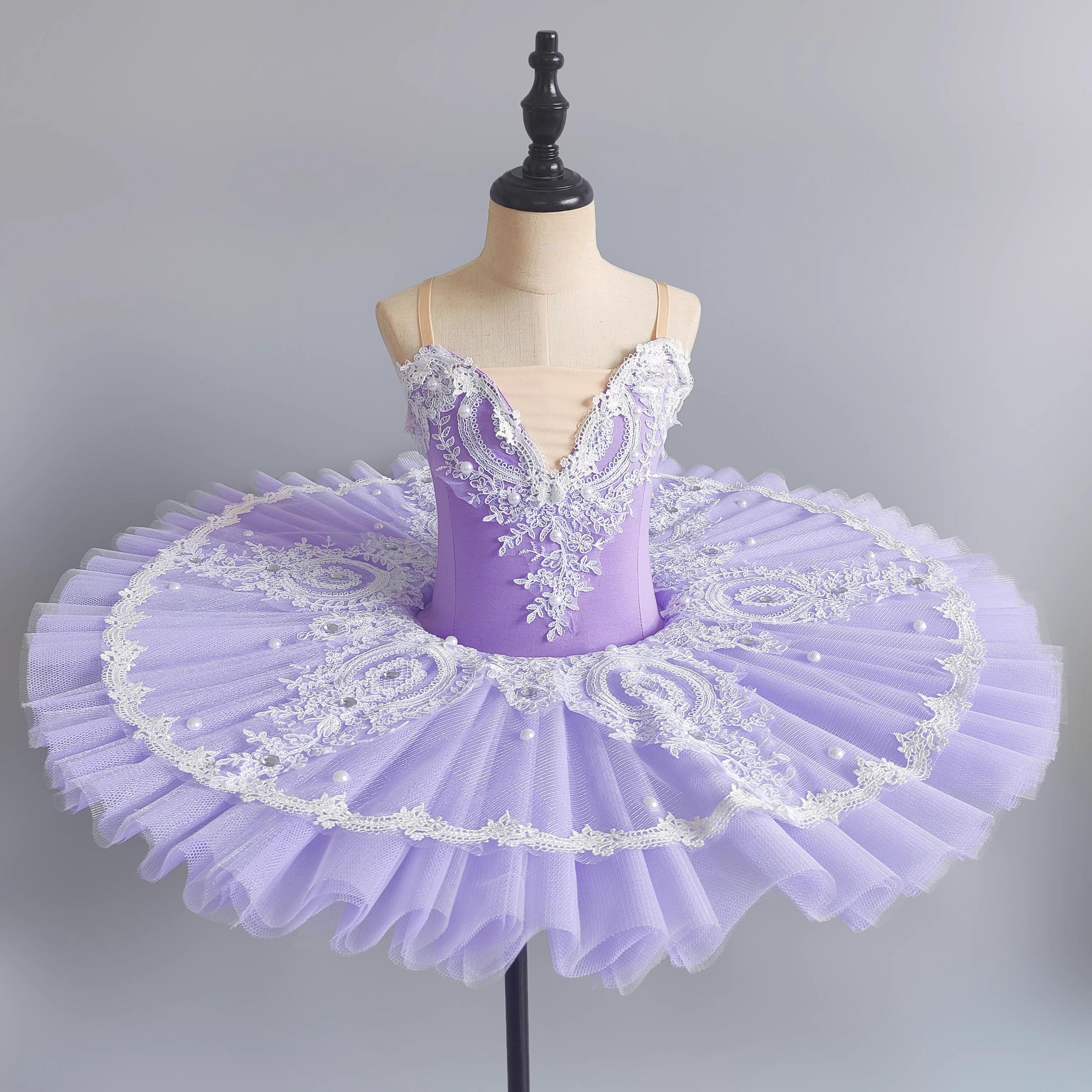 Meiteņu profesionāls baleta tutu deju kleita
